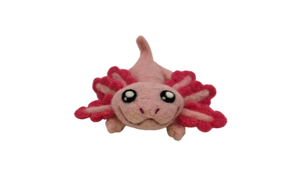 Lulu the Axolotl Felting Kit