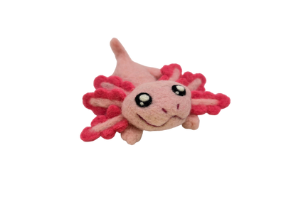 Lulu the Axolotl Felting Kit