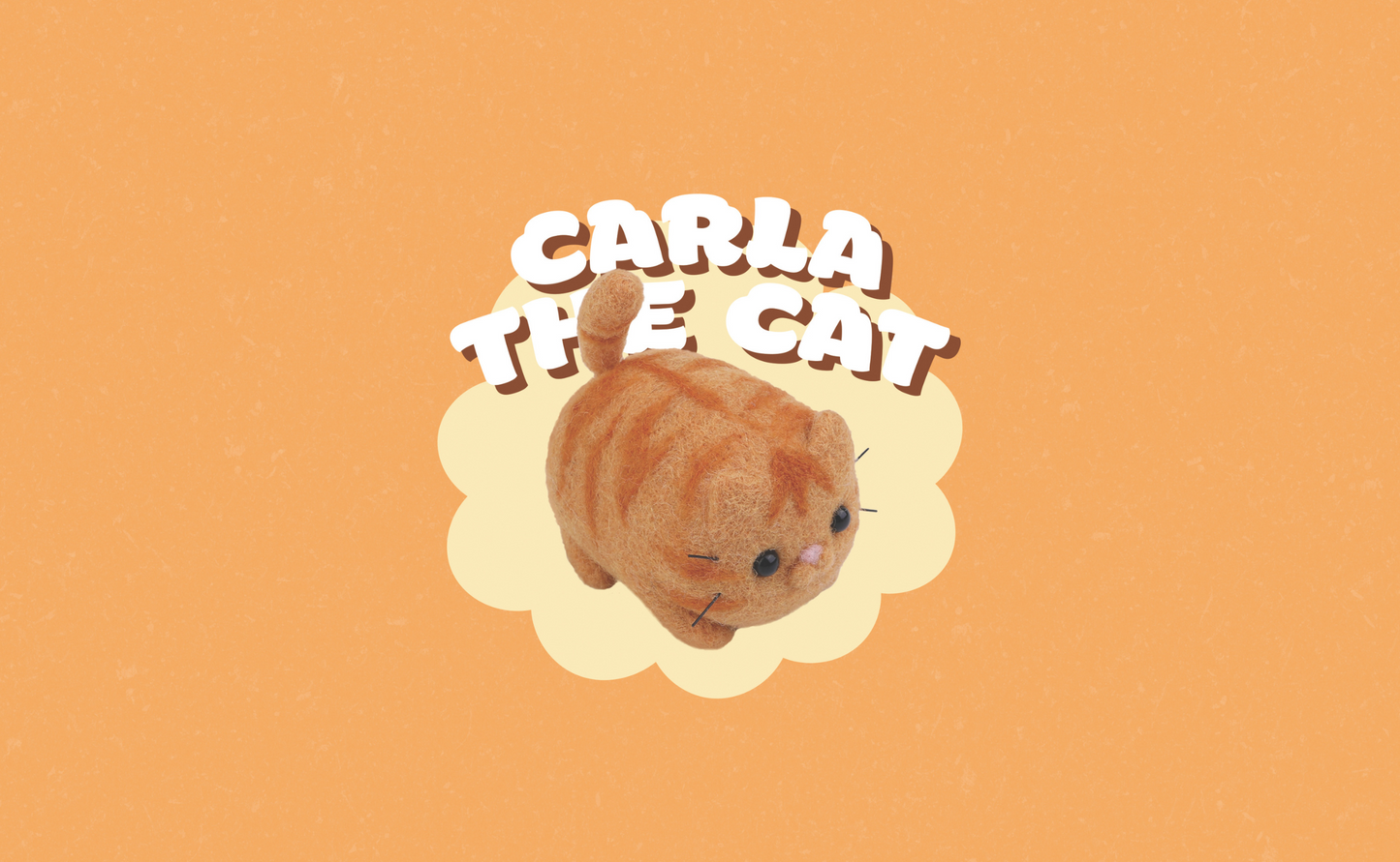 Carla the Cat Felting Kit