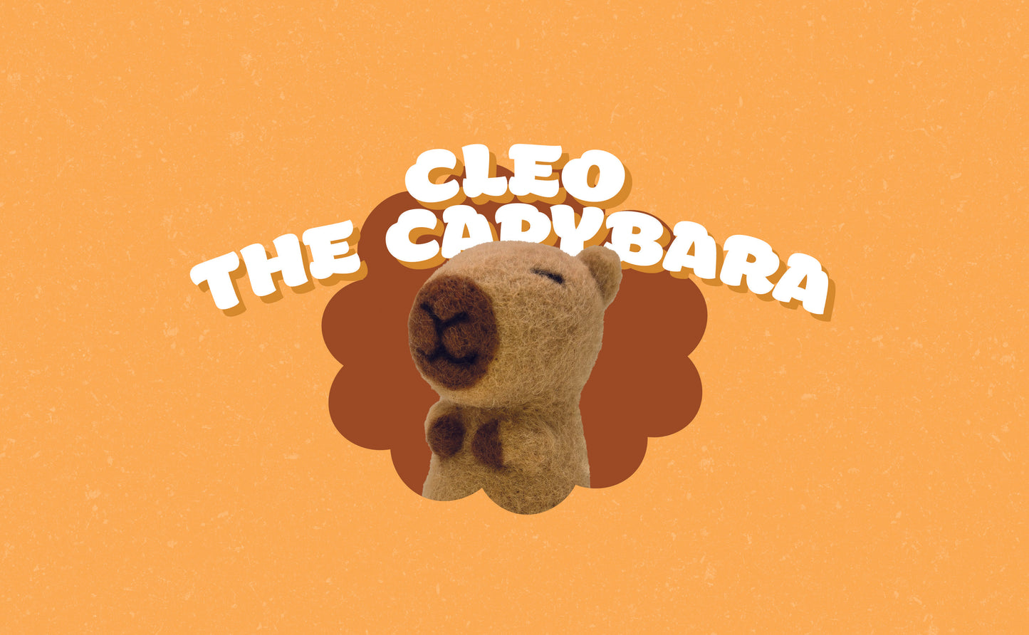 Cleo the Capybara Felting Kit