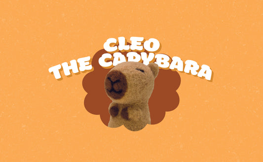 Cleo the Capybara Felting Kit