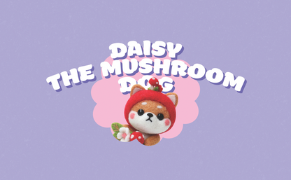 Daisy the Mushroom Dog Felting Kit