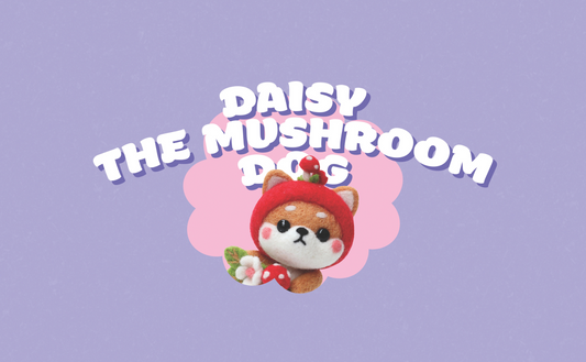 Daisy the Mushroom Dog Felting Kit