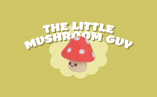 The Little Mushroom Guy Felting Kit