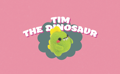 Tim the Dinosaur Felting Kit