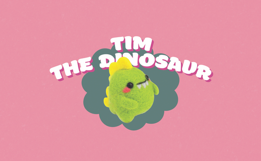 Tim the Dinosaur Felting Kit